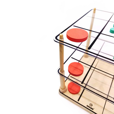 איקס עיגול 3D