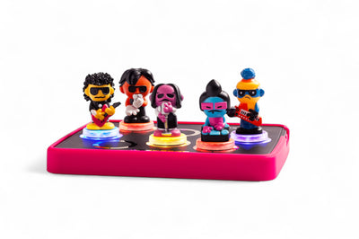 Curly Lines™ | Electro Funk Band Figurine Set